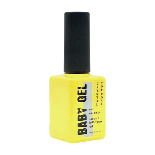 تاپ کات کریستالی (ضد خش) بیبی ژل | BABY GEL Crystal Top Coat | حجم 14میل