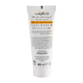 کرم ضد آفتاب رنگی درمالیفت با SPF50 مناسب پوست خشک حجم 40 میلی لیتر