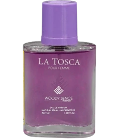 عطر ادوپرفیوم زنانه وودی سنس مدل لاتوسکا حجم ۳۰ میلی لیتر