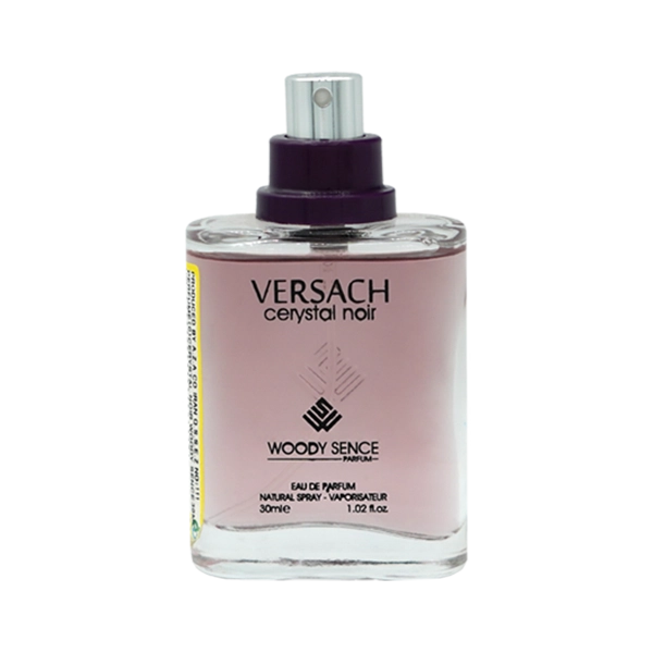 عطر جیبی زنانه وودی سنس مدل ورساچه کریستال نویر VERSACH cerystal noir