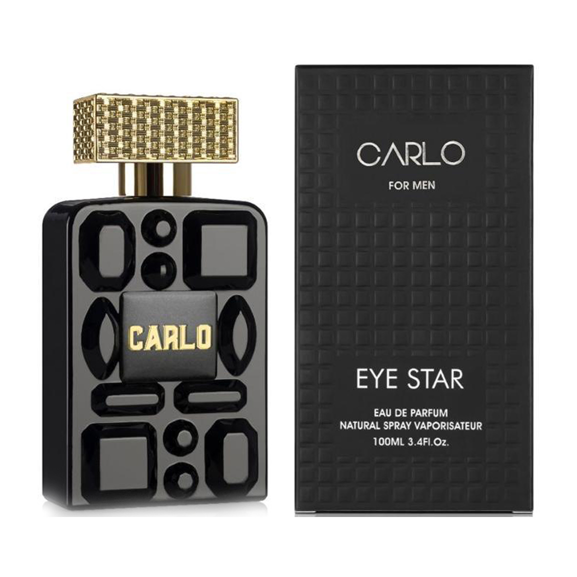 ادوپرفیوم مردانه آی استار مدل Carlo با رایحه کارلو حجم 100 میلی لیتر