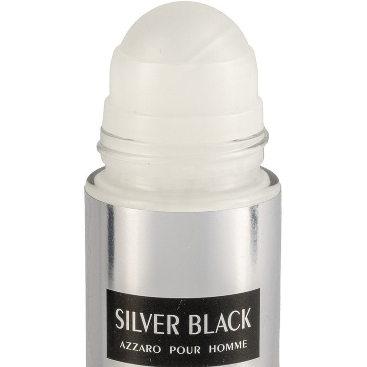 مام رول ضد تعریق مردانه نایس پاپت مدل Azzaro Silver Black حجم ۶۰ میلی لیتر