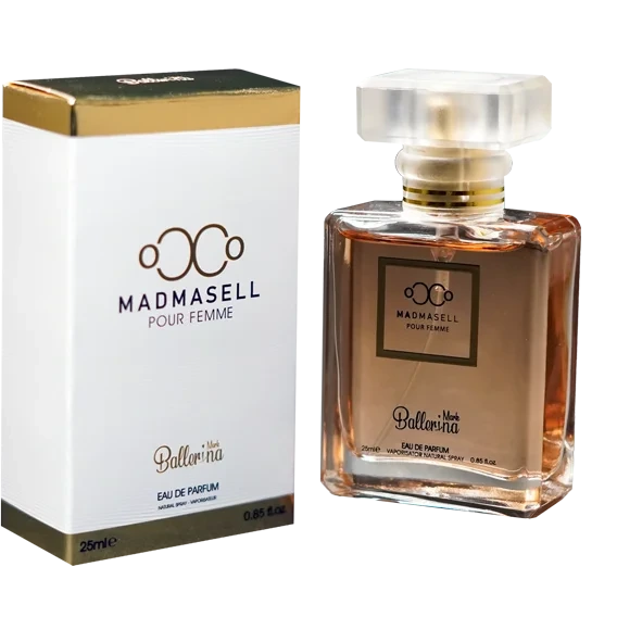 عطر جیبی زنانه بالرینا مدل کوکو مادمازل COCO Madmasell حجم 25 میلی لیتر