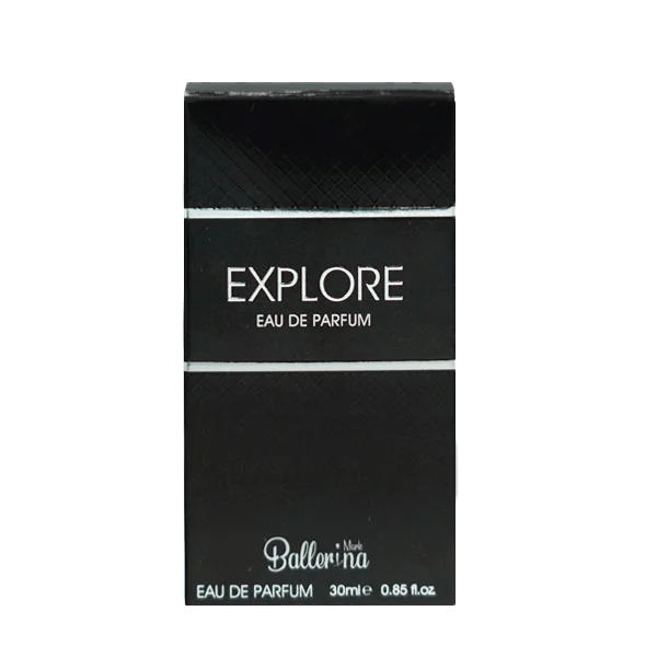 عطر جیبی مردانه بالرینا مدل اکسپلور Explore حجم 30 میلی لیتر