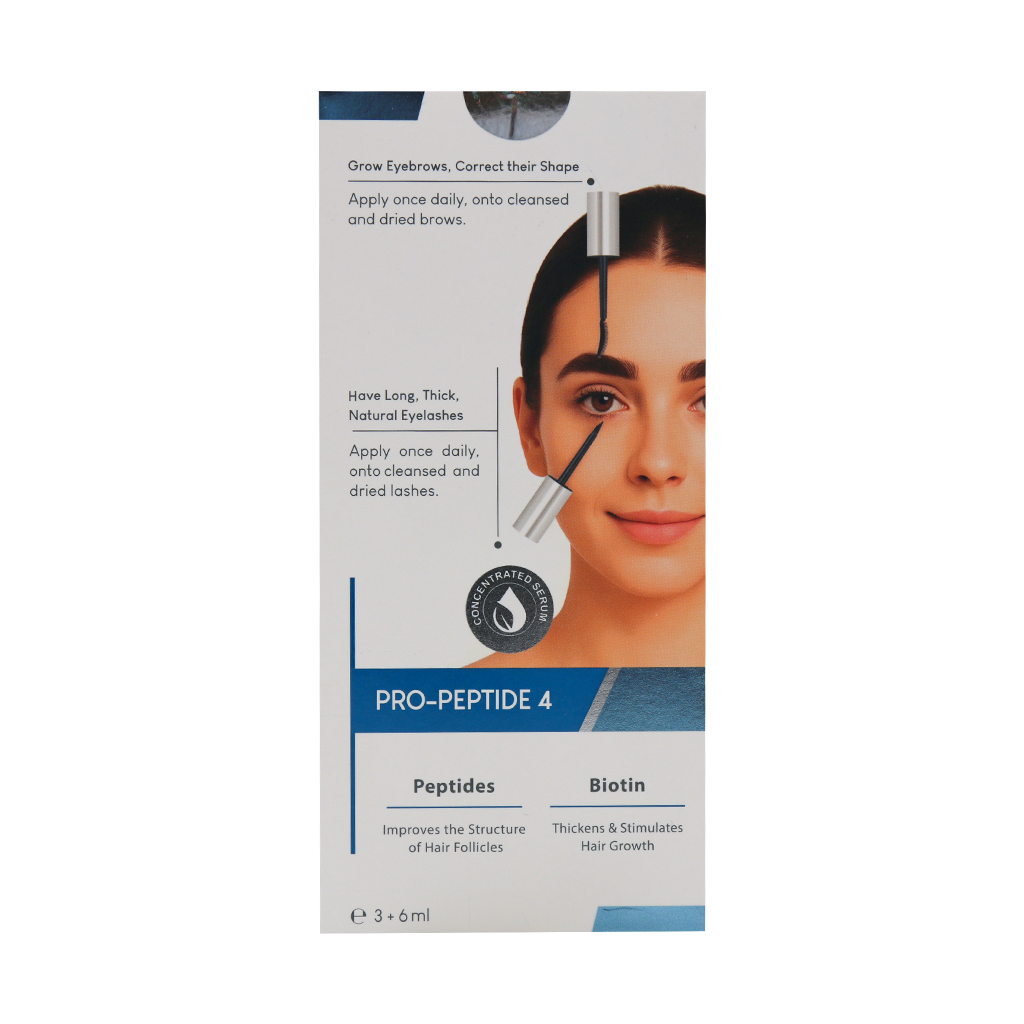 سرم تقویت مژه و ابرو فولیکا آر ایکس مدل Pro-Peptide 4 حجم 9 میلی لیتر