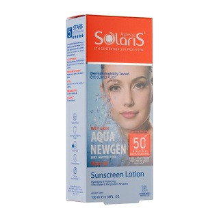 لوسیون ضد آفتاب آردن سولاریس مدل Aqua Newgen با +SPF50 مناسب انواع پوست حجم 100 میلی لیتر