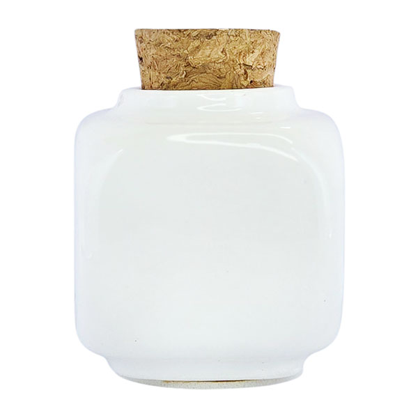 گوده سرامیکی درب چوب پنبه ای | خارجی | ظرف لیکوئید کاشت ناخن