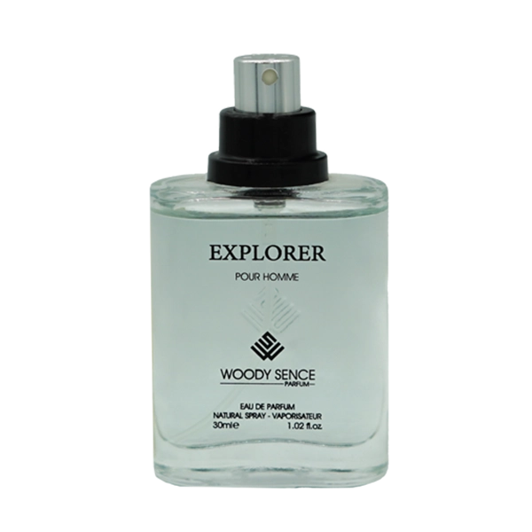 عطر جیبی مردانه وودی سنس مدل اکسپلورر Explorer حجم 30 میلی لیتر
