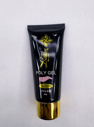پلی ژل کاشت ناخن لیلیوم Lilium رنگ Peach Shiny شماره 008| حجم ۶۰ گرم