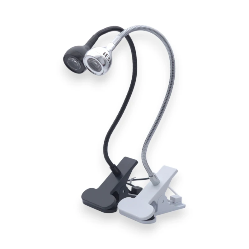 گیره‌ای خرطومی با پورت USB | لامپ UV انعطاف‌پذیر ۳۶۰ درجه مناسب کاشت ژلیکس برندiBi