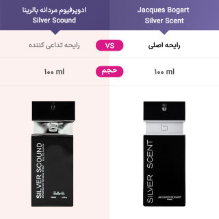ادوپرفیوم مردانه بالرینا مدل Silver Scound حجم 100 میلی لیتر